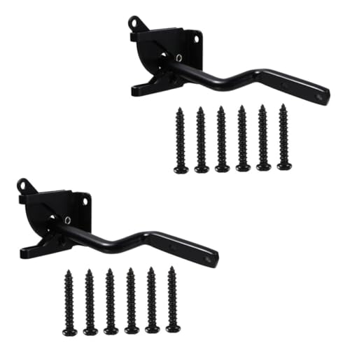 Gatuida 2 Sätze Self Locking Gate Latch Automatische Schwerkraft Verriegelung Verzinkter Metall Türriegel Passend für Holz Metall und Kunststoffzäune Einfache Montage Wetterfest Robust Gatuida 2 Sätze Self Locking Gate Latch Automatische Schwerkraft Verriegelung Verzinkter Metall Türriegel Passend für Holz Metall und Kunststoffzäune Einfache Montage Wetterfest Robust von Gatuida