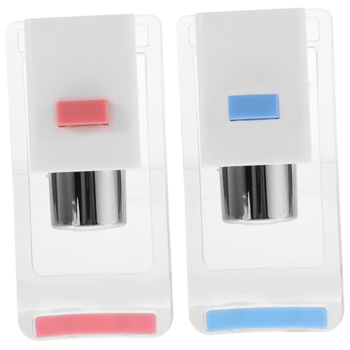 Gatuida 2 Satz Wasserhahn Ersatzadapter für Wasserfilter mit Kindersicherung Rot und Blau für Verschiedene Wasserspender Geeignet Installieren Langlebig und von Gatuida