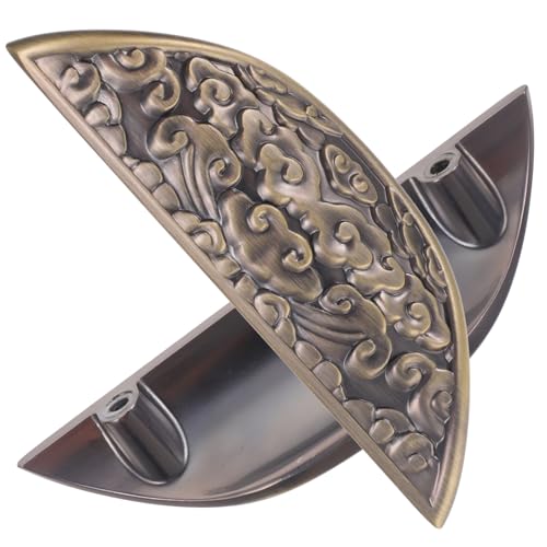 Gatuida 2 Stück Antike Schrankgriffe Vintage Stil Lochabstand Kupferfarbene Möbelgriffe für Küchenschränke Kleiderschränke und Kommoden Elegante Retro Türgriffe für Möbel von Gatuida
