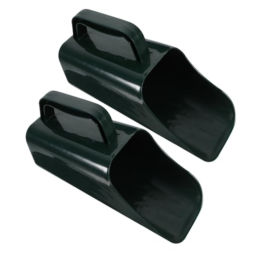 Gatuida 2 Stück Aquarium Sand Schaufel Robuste Sedimentreinigungsschaufel mit Dickem Korrosionsbeständigem Fasskörper Handlicher Gartenspaten für Fischbeckenboden Reinigen von Sand und von Gatuida