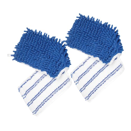 Gatuida 2 Stück Chenille Wischmopp Ersatzpads Wiederverwendbare Bodenwischer für Fliesenböden Waschbare Mikrofaser Mopbezüge Praktisch für Zuhause und Büro Gatuida 2 Stück Chenille Wischmopp Ersatzpads Wiederverwendbare Bodenwischer für Fliesenböden Waschbare Mikrofaser Mopbezüge Praktisch für Zuhause und Büro von Gatuida