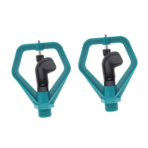 Gatuida 2 Stück Drehbarer Gartensprenger aus Langlebigem Kunststoff Automatischer Bewässerungssprinkler für Garten Landwirtschaft und Gewächshaus Robust und Formstabil von Gatuida