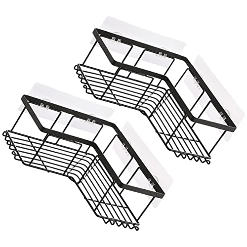 Gatuida 2 Stück Duschregal ohne Bohren Set Carbonstahl Duschorganizer für Badezimmer Wandablage für Shampoo und Seifen für Ecken und Feuchte Umgebungen Rostfrei und Langlebig Gatuida 2 Stück Duschregal ohne Bohren Set Carbonstahl Duschorganizer für Badezimmer Wandablage für Shampoo und Seifen für Ecken und Feuchte Umgebungen Rostfrei und Langlebig von Gatuida