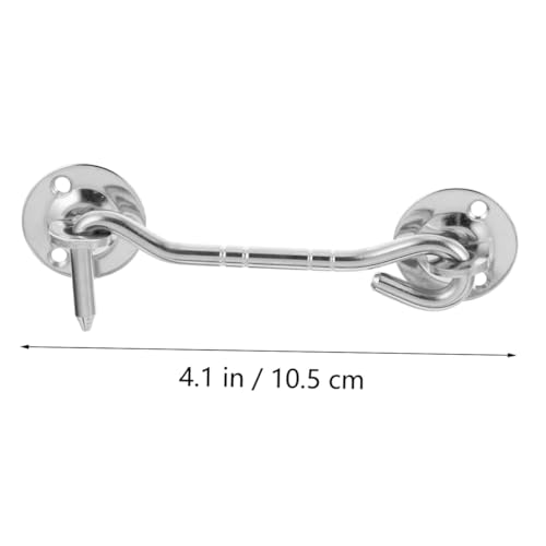 Gatuida 2 Stück Edelstahl Fensterhaken Old Fashioned Fensterhaken Windschutz Haken Robust Leicht zu Installieren für Fenster und Türen Einfache Handhabung Langlebig von Gatuida