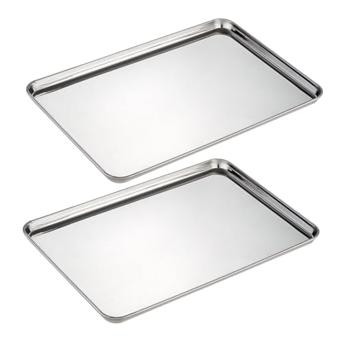 Gatuida 2 Stück Edelstahl Handtuchablage Langlebiges Rostfreies Multi Storage Tablett Vielseitiges Aufbewahrungstablett für Badezimmer und Haushalt Wiederverwendbar und Pflegeleicht von Gatuida