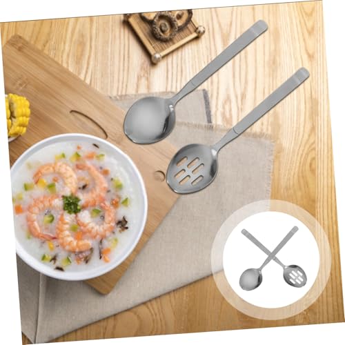 Gatuida 2 Stück Edelstahl Servierlöffel Buffet Löffel mit Langem Griff Schlitzlöffel und Solider Servierlöffel Robuste Küchenhelfer für Zuhause und Gastronomie Spülmaschinenfest Gatuida 2 Stück Edelstahl Servierlöffel Buffet Löffel mit Langem Griff Schlitzlöffel und Solider Servierlöffel Robuste Küchenhelfer für Zuhause und Gastronomie Spülmaschinenfest von Gatuida