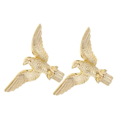 Gatuida 2 Stück Fahnenmast Adlerkopf Wetterfester Fahnenmast aufsatz für Außenbereiche Stabile Langlebige Flaggenstange Spitze für Plätze und Tagungsräume von Gatuida