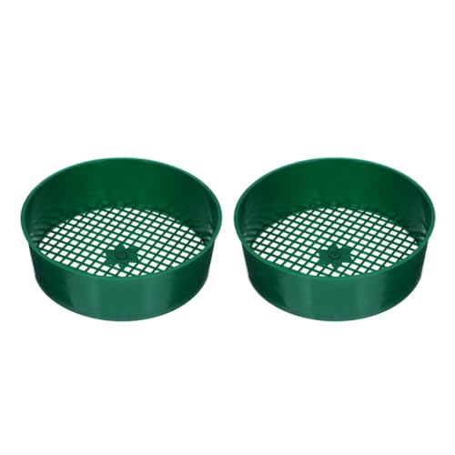Gatuida 2 Stück Gartensieb aus Strapazierfähigem PP Material Multifunktionales Sieb zur Bodensiebung Filter für Pflanzenerde und Kompost zum Entfernen von Kies und Sand Beim Pflanzen Gatuida 2 Stück Gartensieb aus Strapazierfähigem PP Material Multifunktionales Sieb zur Bodensiebung Filter für Pflanzenerde und Kompost zum Entfernen von Kies und Sand Beim Pflanzen von Gatuida
