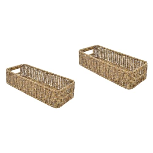 Gatuida 2 Stück Gewürzdosen Aufbewahrungsbox Rattan Bestecktablett Fächer Büro Aufbewahrungskorb Pop Container Wandmontierter Zeitschriftenständer Korbdeckenbehälter Deckel Gatuida 2 Stück Gewürzdosen Aufbewahrungsbox Rattan Bestecktablett Fächer Büro Aufbewahrungskorb Pop Container Wandmontierter Zeitschriftenständer Korbdeckenbehälter Deckel von Gatuida