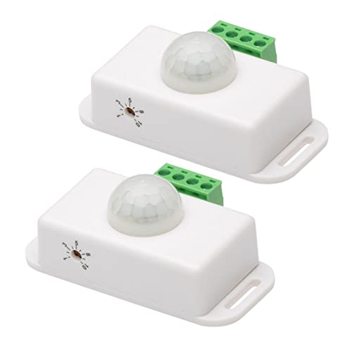 Gatuida 2 Stück Infrarot Bewegungsmelder Motion Sensor Controller mit Timer für Lichtschalter für Schrank und Treppenbeleuchtung Weiß Gatuida 2 Stück Infrarot Bewegungsmelder Motion Sensor Controller mit Timer für Lichtschalter für Schrank und Treppenbeleuchtung Weiß von Gatuida