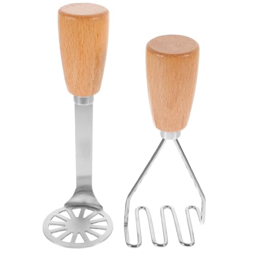 Gatuida 2 Stück Kartoffelstampfer aus Edelstahl mit Holzgriff Manueller Küchenhelfer zum Pürieren von Kartoffeln Obst und Gemüse Langlebig Einfach zu Reinigen für Zuhause und Gastronomie Gatuida 2 Stück Kartoffelstampfer aus Edelstahl mit Holzgriff Manueller Küchenhelfer zum Pürieren von Kartoffeln Obst und Gemüse Langlebig Einfach zu Reinigen für Zuhause und Gastronomie von Gatuida