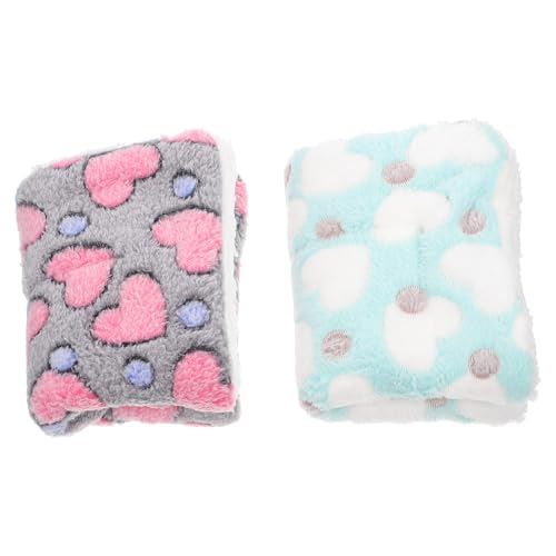 Gatuida 2 Stück Kleintier Bettmatte aus Dickem Fleece Wärmeisolierende Kuscheldecke für Meerschweinchen Hamster Kaninchen und Eichhörnchen rutschfest Pflegeleicht und Grün Gatuida 2 Stück Kleintier Bettmatte aus Dickem Fleece Wärmeisolierende Kuscheldecke für Meerschweinchen Hamster Kaninchen und Eichhörnchen rutschfest Pflegeleicht und Grün von Gatuida