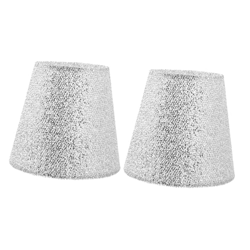 Gatuida 2 Stück Kreative Stoff lampenschirme aus Silberglänzendem Material Eleganter Lichtschutz für Wohnraum Einfache Montage Langlebig und Stilvoll als Tischlampen Stehlampen accessoire Gatuida 2 Stück Kreative Stoff lampenschirme aus Silberglänzendem Material Eleganter Lichtschutz für Wohnraum Einfache Montage Langlebig und Stilvoll als Tischlampen Stehlampen accessoire von Gatuida
