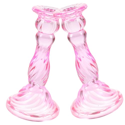 Gatuida 2 Stück Kristallglas Kerzenhalter mit Breiter Basis Stabiles Design für Romantische Tischdekoration Eleganter Kerzenständer als Stilvolles Wohnaccessoire als Desktop Mittelstück Gatuida 2 Stück Kristallglas Kerzenhalter mit Breiter Basis Stabiles Design für Romantische Tischdekoration Eleganter Kerzenständer als Stilvolles Wohnaccessoire als Desktop Mittelstück von Gatuida