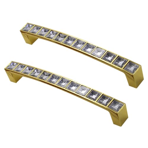 Gatuida 2 Stück Kristallklarer U förmiger Möbelgriff Langlebigem Material Moderner Küchenschrank Schubladengriff mit Goldfarbenem Finish Inklusive Schrauben für Einfache Montage Gatuida 2 Stück Kristallklarer U förmiger Möbelgriff Langlebigem Material Moderner Küchenschrank Schubladengriff mit Goldfarbenem Finish Inklusive Schrauben für Einfache Montage von Gatuida