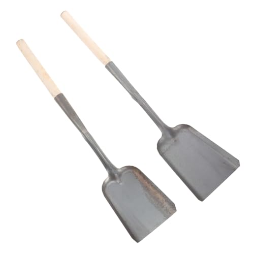 Gatuida 2 Stück Küchenschaufel und Ascheschaufel Teilig Praktische Gartenschaufel für Kamin und Garten Leichtes Tragbares Design für Effiziente Nutzung im Haushalt Partys von Gatuida