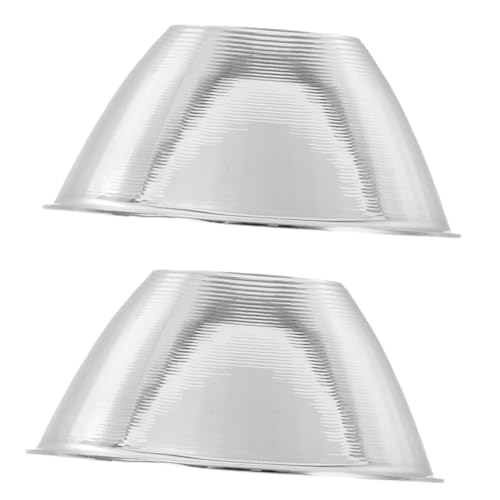 Gatuida 2 Stück LED Spotlight Lampshade Ersatzteil Hochhelle Reflektorbecher Taschenlampe Licht Diffusor für Outdoor Camping Notfälle von Gatuida