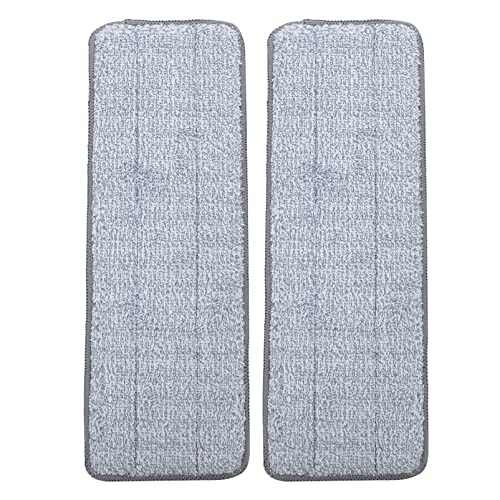 Gatuida 2 Stück Mikrofaser Ersatz Mop Pad Waschbare Wischmopp Tücher für Feuchte und Trockene Bodenreinigung für Fliesen und Marmorflächen Gatuida 2 Stück Mikrofaser Ersatz Mop Pad Waschbare Wischmopp Tücher für Feuchte und Trockene Bodenreinigung für Fliesen und Marmorflächen von Gatuida