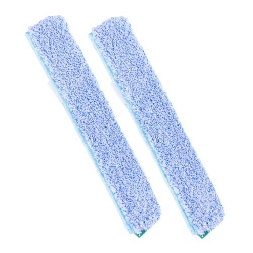 Gatuida 2 Stück Mikrofasertücher Waschbare Fensterreinigung Nachfüllbezüge Wiederverwendbar Streifenfrei Für Glas Fensterwischer Passend Installieren von Gatuida