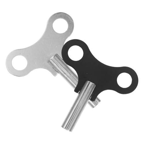 Gatuida 2 Stück Robuste Metall Winder Schlüssel für Uhren Ersatzwerkzeug für Mechanische Standuhren und Holzuhren Langlebig und Praktisch für Uhrenreparatur von Gatuida