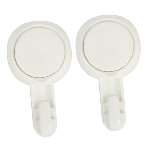 Gatuida 2 Stück Saugnapf Haken Badezimmer Ohne Bohren Stark Handtuchhalter Duschhaken Für Fliesen Glas Fenster Spiegel Für Zuhause Und Bad von Gatuida