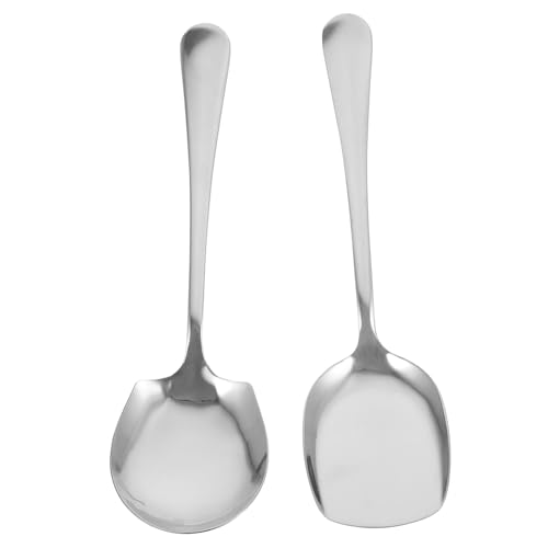 Gatuida 2 Stück Servierlöffel Teilig Langlebiger Buffet Löffel und Schaufel mit Langem Griff Rostfrei für Restaurant Party Hochzeit und Küchenhelfer Gatuida 2 Stück Servierlöffel Teilig Langlebiger Buffet Löffel und Schaufel mit Langem Griff Rostfrei für Restaurant Party Hochzeit und Küchenhelfer von Gatuida
