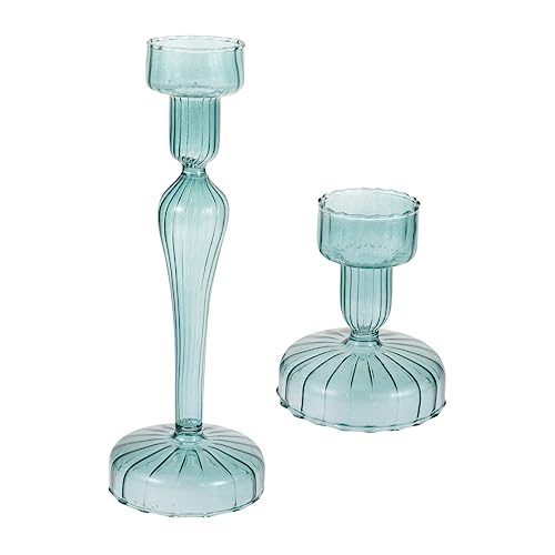 Gatuida 2 Stück Set Kerzenhalter mit Breiter Basis Stabiler Stand für Tischdeko Stilvolle Transparente Kerzenständer aus Hochwertigem für Zuhause Restaurant Bar Dekorative Atmosphäre Gatuida 2 Stück Set Kerzenhalter mit Breiter Basis Stabiler Stand für Tischdeko Stilvolle Transparente Kerzenständer aus Hochwertigem für Zuhause Restaurant Bar Dekorative Atmosphäre von Gatuida