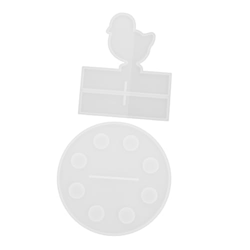 Gatuida 2 Stück Silikonform Klein Chicken Rack Molds Crystal Epoxy Moulds für DIY Schmuck Handgemachte Bastel Silikonform Einfach zu Reinigen und Entformen Geschenkidee von Gatuida