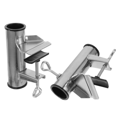 Gatuida 2 Stück Sonnenschirmhalterung Wetterfester Verstellbarer Halteclip für Balkon Terrasse Garten Stabile Befestigungsklammer ohne Werkzeug Schnell Montierbar Robust und Langlebig von Gatuida