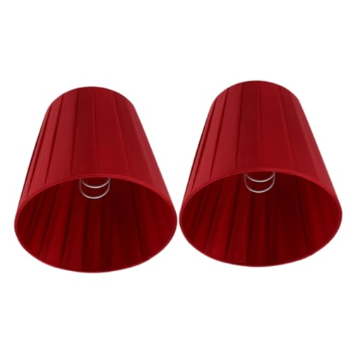 Gatuida 2 Stück Stofflampenschirm Clip Lampenschirm für Tischlampe Moderne Leuchte für Wohn und Büroräume Einfache Installation und Vielseitige Anwendung von Gatuida