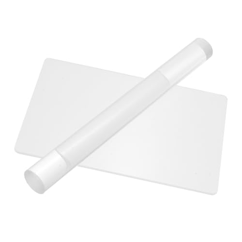 Gatuida 2 Stück Teiliges Acryl Clay Roller mit Gitterplatte Langlebiges Polymer Clay Werkzeug für Modelliermasse Transparentes Acrylbrett und Walze für Präzises Formen und Walzen Gatuida 2 Stück Teiliges Acryl Clay Roller mit Gitterplatte Langlebiges Polymer Clay Werkzeug für Modelliermasse Transparentes Acrylbrett und Walze für Präzises Formen und Walzen von Gatuida