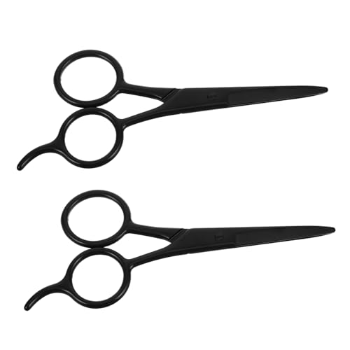 Gatuida 2 Stück Teiliges Bart und Augenbrauenscheren Set für Männer Präzises Trimmen von Bart Haar und Augenbrauen Leicht und Tragbar für Unterwegs von Gatuida