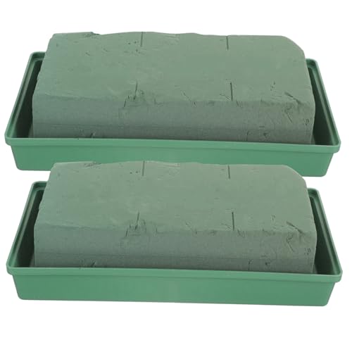 Gatuida 2 Stück Teiliges Blumengesteck Grabdekoration Blumenhalter Blumenhalterung für Frische Blumen Stabiles Leichtes Blumenschaum tablett Vielseitig für DIY floristik und von Gatuida