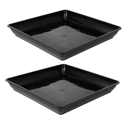 Gatuida 2stücke Quadratische Pflanzenuntersetzer Aus Kunststoff Tropfschalen Für Blumentöpfe Pflanzgefäß-untersetzer Wasserauffangschale Für Sukkulenten-töpfe Innen Und Gatuida 2stücke Quadratische Pflanzenuntersetzer Aus Kunststoff Tropfschalen Für Blumentöpfe Pflanzgefäß-untersetzer Wasserauffangschale Für Sukkulenten-töpfe Innen Und von Gatuida