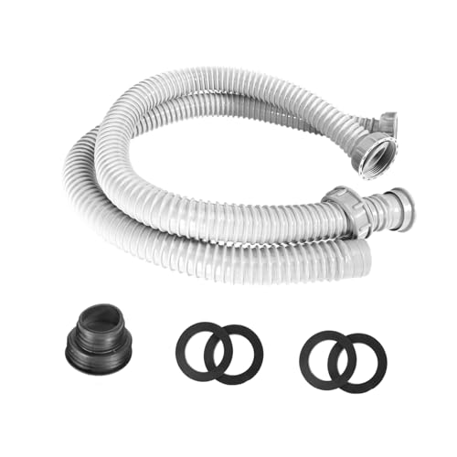 Gatuida 2 Stück Teiliges Flexibles Ablaufschlauch für Waschbecken und Spülbecken aus Robustem Kunststoff Teleskopisch Verstellbar Einsetzbar Geruchsabdichtend Einfach zu Reinigen und von Gatuida