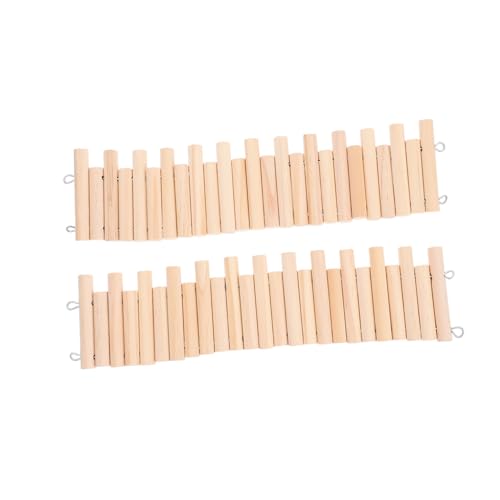 Gatuida 2 Stück Teiliges Hamsterzaun Holzspielzeug mit Leiter Multifunktional als Gehege und Kletterplattform Erweiterbar für Hamster Meerschweinchen und Kaninchen Hoher Schutz und Gatuida 2 Stück Teiliges Hamsterzaun Holzspielzeug mit Leiter Multifunktional als Gehege und Kletterplattform Erweiterbar für Hamster Meerschweinchen und Kaninchen Hoher Schutz und von Gatuida