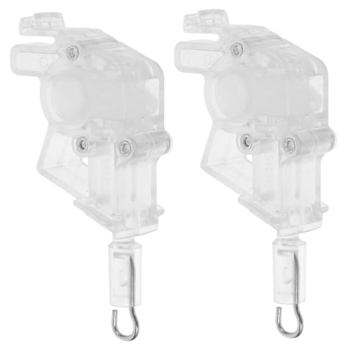 Gatuida 2 Stück Teiliges Hexagon Wand kippmechanismus aus Robustem Pom für Jalousien Praktisches Zubehör zur Bedienung von Lamellen Installieren Kompatibel mit Innenfensterrollos und von Gatuida