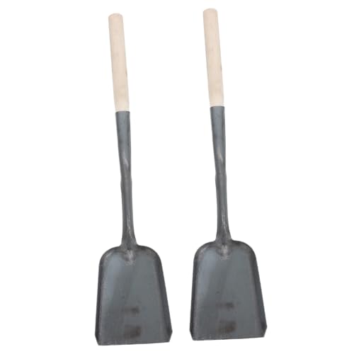Gatuida 2 Stück Teiliges Kamin Ascheschaufel mit Langem Holzgriff Robuste Grill und Ascheschaufel für Kamin Grill und Ofen Multifunktional Einfach zu Reinigen Langlebig Praktisches von Gatuida