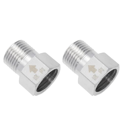 Gatuida 2 Stück Teiliges Kupfer Rückschlagventil Einwegventil für Wasserleitungen Geeignet für Toiletten Warmwasserbereiter und Verschiedene Flüssigkeiten Langlebig Präzise Gefertigt Hohe von Gatuida