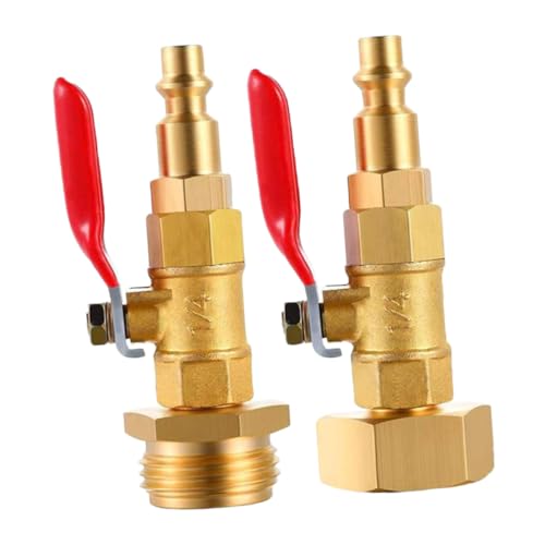 Gatuida 2 Stück Teiliges Kupfer Winterize Schnellkupplungs Adapter Gartenschlauchfitting mit Innen und Außengewinde Frostsicher Langlebig für Wohnmobil Boot Camping und Garten Gatuida 2 Stück Teiliges Kupfer Winterize Schnellkupplungs Adapter Gartenschlauchfitting mit Innen und Außengewinde Frostsicher Langlebig für Wohnmobil Boot Camping und Garten von Gatuida