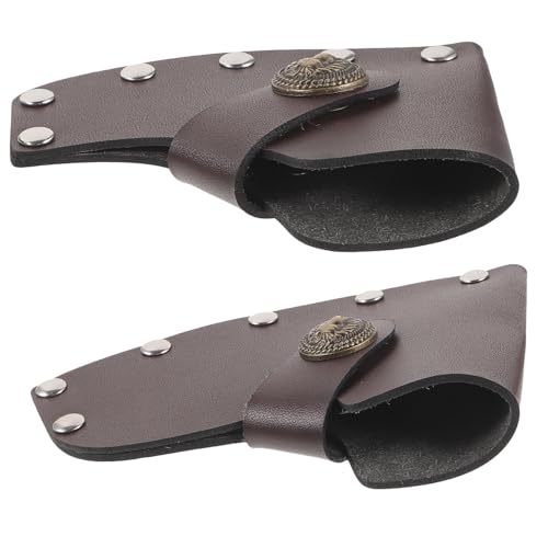 Gatuida 2 Stück Teiliges Ledernes Axtschutzscheiden Dickes Robustes Outdoor Schutzhülle mit Druckknopfverschluss Passend für Camping Jagd und Wandern Zufällige Farbe Zufällige Farbe Gatuida 2 Stück Teiliges Ledernes Axtschutzscheiden Dickes Robustes Outdoor Schutzhülle mit Druckknopfverschluss Passend für Camping Jagd und Wandern Zufällige Farbe Zufällige Farbe von Gatuida