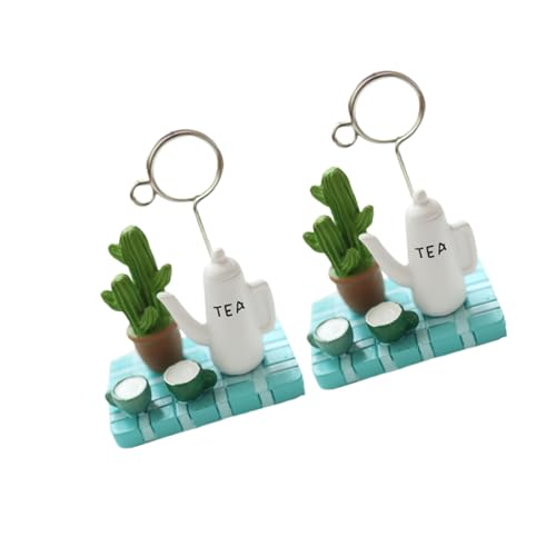 Gatuida 2 Stück Teiliges Mini Teekannen Notizhalter aus Resin Kreative Bonsai Foto und Zettelclips für Schreibtischdekoration Stabile Büroklammern für Fotos Nachrichten und Bastelbedarf Gatuida 2 Stück Teiliges Mini Teekannen Notizhalter aus Resin Kreative Bonsai Foto und Zettelclips für Schreibtischdekoration Stabile Büroklammern für Fotos Nachrichten und Bastelbedarf von Gatuida