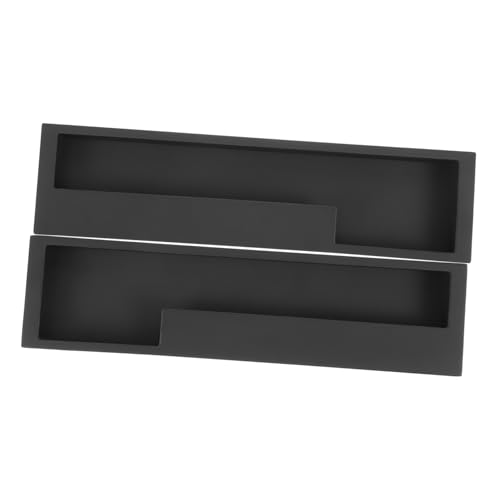 Gatuida 2 Stück Teiliges Schrankgriff Langlebiger Zinklegierung Eingelassene Unsichtbare Türgriffe für Kleiderschränke und Möbel Sichere Praktische Einfach zu Installierende von Gatuida