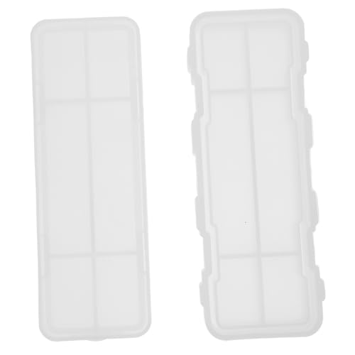 Gatuida 2 Stück Teiliges Silikonform für DIY Stiftebox Flexible Epoxidharz Gießform Dekorative Kleine Aufbewahrungsbox Einfache Handhabung Glatte Oberfläche Langlebig und Praktisch für von Gatuida
