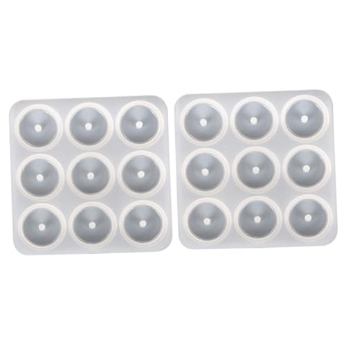 Gatuida 2 Stück Teiliges Silikonform für Halskettenanhänger Flexible DIY Gießform aus Hochwertigem Geruchsneutralem Silikon Geeignet für Epoxidharz Schmuckherstellung und Kreative von Gatuida