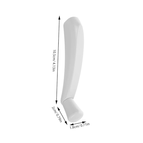 Gatuida 2 Stück Teiliges Türkurbel Metall Ergonomischer Handkurbelgriff mit Rutsch Struktur Kompatibel für Manuelle Fenstermechanismen Komfortable Bedienung und Langlebiger Ersatzgriff von Gatuida