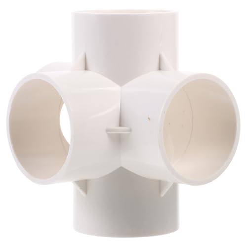 Gatuida 2 Stück Teiliges Wege PVC Rohrverbinder Rostbeständig und Bruchfest Einfache Montage für Gartenzaun und Lagerrahmen aus PVC Gatuida 2 Stück Teiliges Wege PVC Rohrverbinder Rostbeständig und Bruchfest Einfache Montage für Gartenzaun und Lagerrahmen aus PVC von Gatuida
