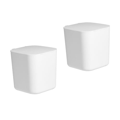 Gatuida 2 Stück Tischmülleimer mit Deckel Weißer Kompakter Abfalleimer für Desktop Küche und Schlafzimmer für Kleine Abfälle Wie Kaffeereste und Schalen Praktisch und Einfach zu Gatuida 2 Stück Tischmülleimer mit Deckel Weißer Kompakter Abfalleimer für Desktop Küche und Schlafzimmer für Kleine Abfälle Wie Kaffeereste und Schalen Praktisch und Einfach zu von Gatuida