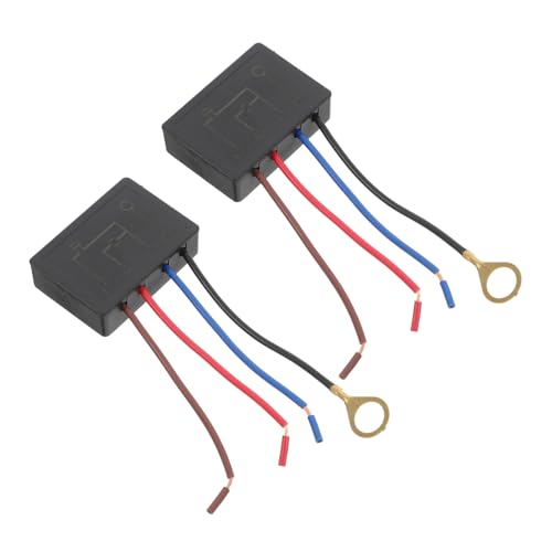 Gatuida 2 Stück Touch sensor Schalter für Tischlampe Dimmschalter Einfache Installation Stabile Qualität Ersatz für Defekte Touch lichtschalter Geeignet für LED Tischleuchten von Gatuida