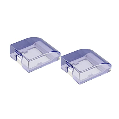 Gatuida 2 Stück Transparente Steckdosen Abdeckung und Spritzgeschützt Langlebiger Kunststoff für Innenbereich Badezimmer Küche Einfache Handhabung Stilvolles Design von Gatuida